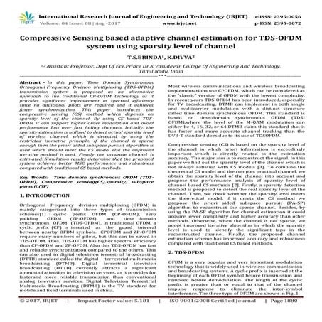 Compressive sensing-based channel estimation for high mobile systems ...