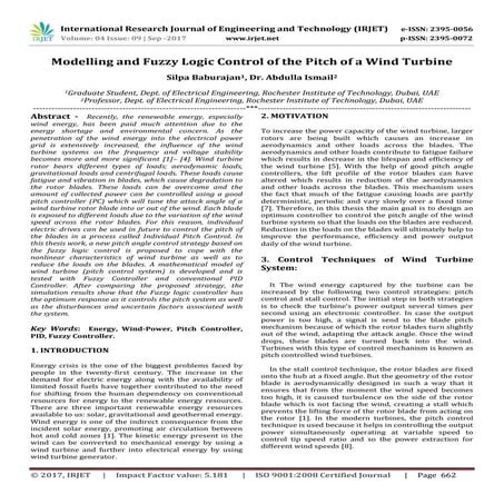 Design and Control of the Pitch of Wind Turbine through PID | PDF