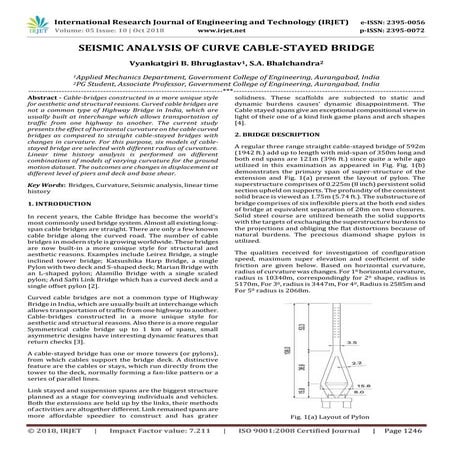 IRJET- Seismic Analysis of Curve Cable-Stayed Bridge