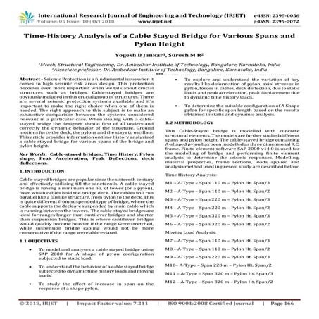 Analysis of cable stayed bridges | PPTX