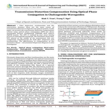 Dispersion Compensation Techniques for Optical Fiber Communication | PPTX