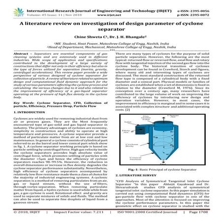 IRJET- A Literature Review on Investigation of Design Parameter of ...