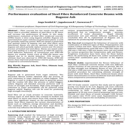 IRJET-Performance evaluation of Steel Fibre Reinforced Concrete Beams with Ba...