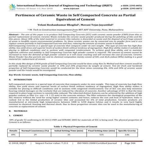 IRJET- Using of Ferro-Chrome Slag as a Coarse Aggregate and Stone Dust ...