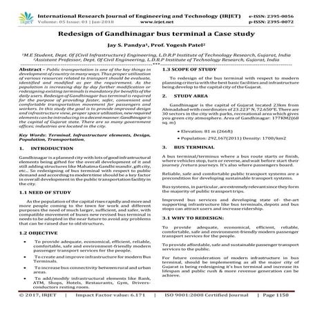 Redesign of Gandhinagar Bus Terminal a Case Study