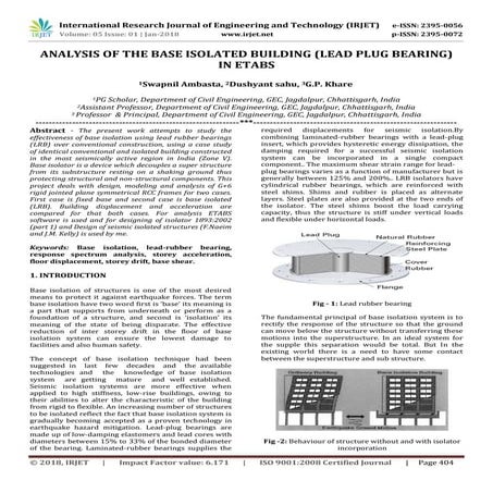 IRJET-Conversion of MDOF System into SDOF System of RC Waffle Slab Structure ...