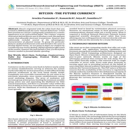 IRJET- Bitcoin - The Future Currency