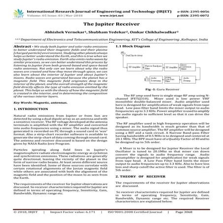IRJET- The Jupiter Receiver