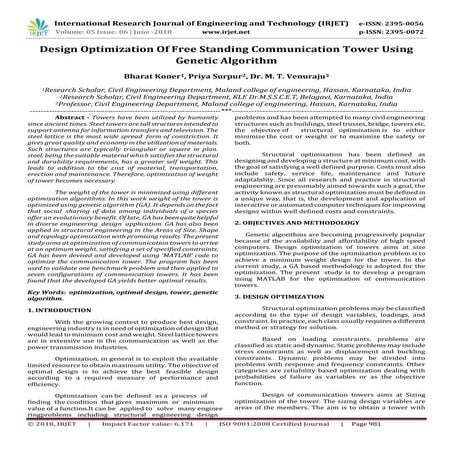 Optimization of vehicle suspension system using genetic algorithm | PDF