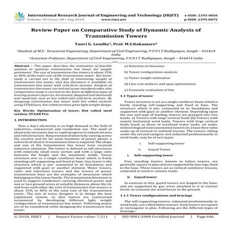IRJET- Review Paper on Comparative Study of Dynamic Analysis of Transmission ...