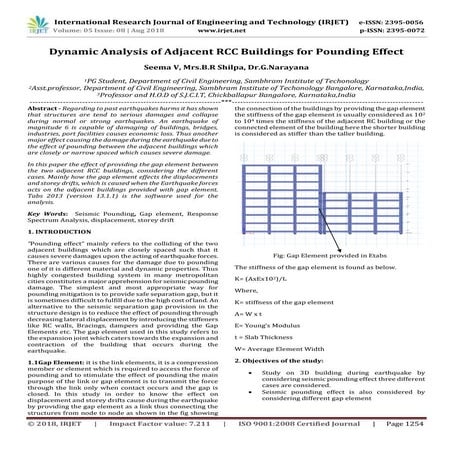 Comparative Study of Static and Dynamic Seismic Analysis of ...