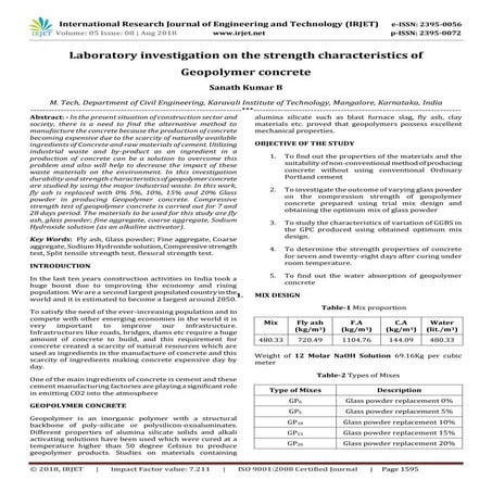 Comparison of glass fiber reinforced concrete & | PDF