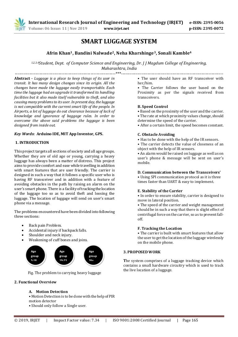 smart luggage system