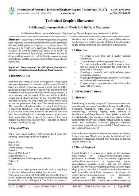 IRJET- Technical Graphic Showcase