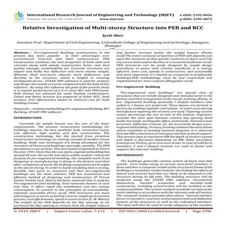 Design of Pre-Engineered Building (PEB) Structure | PDF