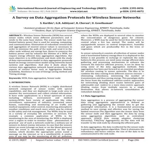 Data aggregation in wireless sensor networks | PPTX