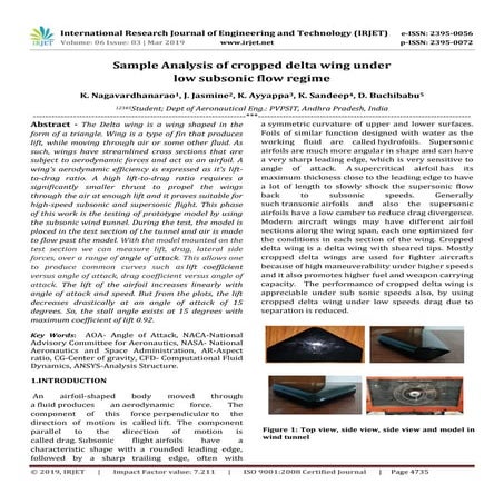 Study of Flow Over Supercritical Airfoil and it’s Comparison with NACA ...