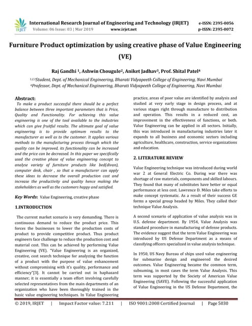 Value Engineering | PPT