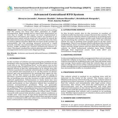 IRJET- Advanced Centralized RTO System