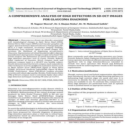 IRJET-  	  A Comprehensive Analysis of Edge Detectors in SD-OCT Images for Gl...