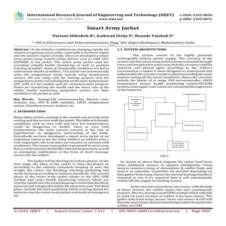 IRJET-  	  Smart Army Jacket