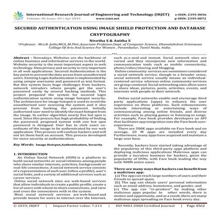 IRJET-  	  Secured Authentication using Image Shield Protection and Database ...