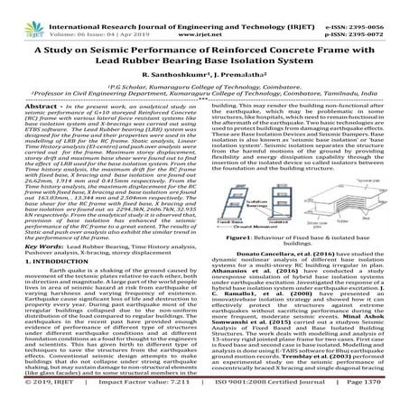 Seismic analysis of reinforced concrete frame with steel bracings | PDF