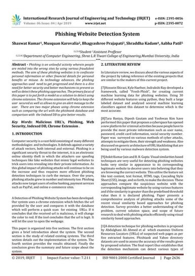 IRJET- Phishing Website Detection System