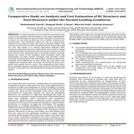 “A COMPARATIVE STUDY & ANALYSIS OF SEISMIC BEHAVIOUR OF COMPOSITE AND ...
