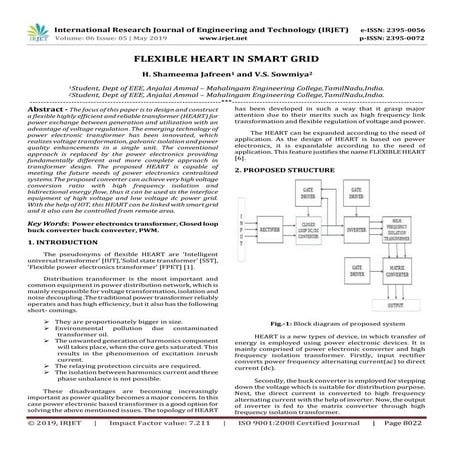 IRJET- Flexible Heart in Smart Grid