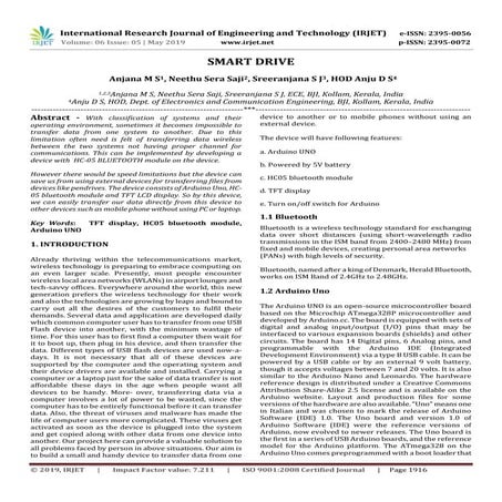 IRJET-  	  Smart Drive