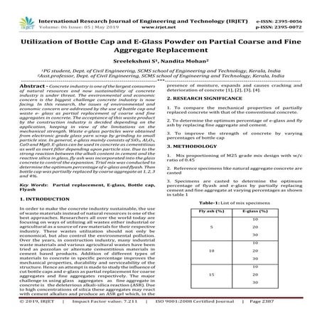 Effect of Fly Ash and Polymer on Compressive Strength of Concrete | PDF