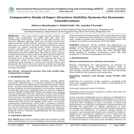 IRJET- Comparative Study of Super-Structure Stability Systems for Economic Co...