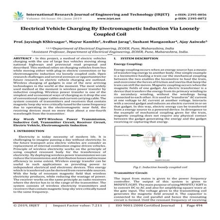 PROJECT REPORT ON WIRELESS POWER TRANSMISSION | PDF