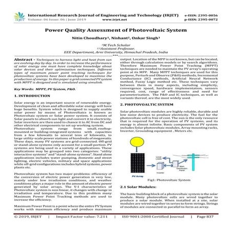 Roof top solar project | PDF