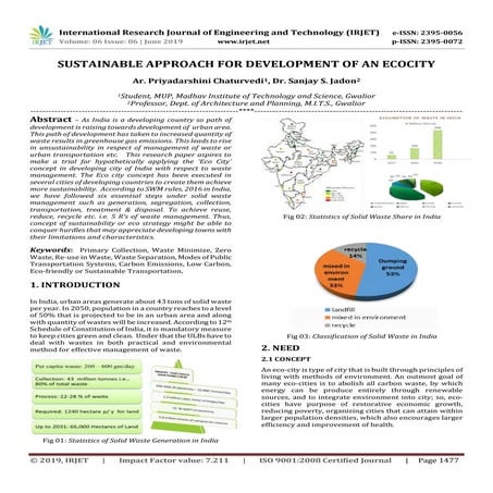 IRJET- Sustainable Approach for Development of an Ecocity