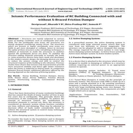 IRJET- Seismic Performance Evaluation of RC Building Connected with and witho...