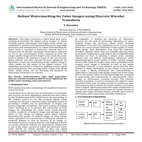 A Robust Deinterlacing Multiple Image Watermarking Technique in ...