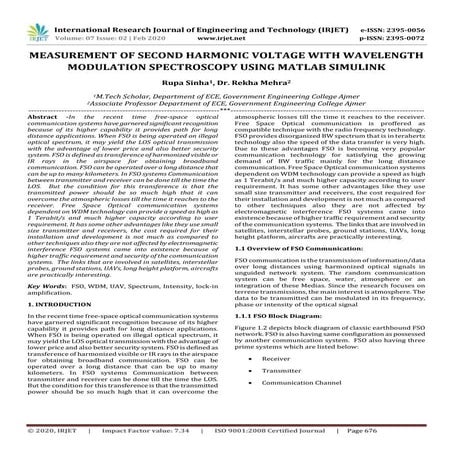 Free space optical communication (FSO) | PPTX