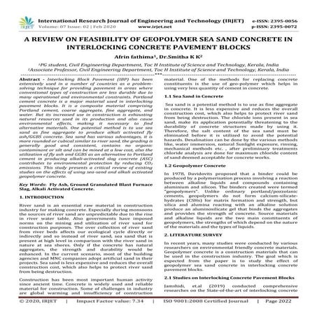 Interlocking concrete pavement for the port | PDF