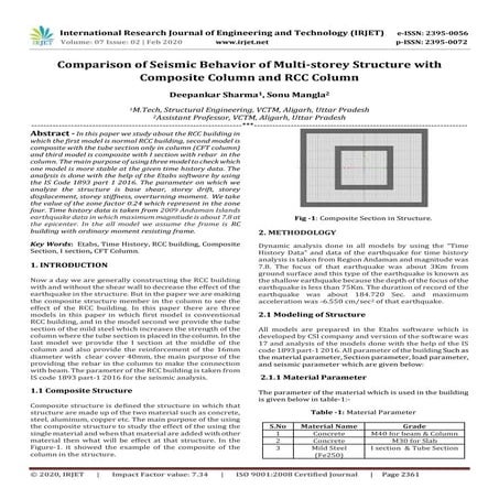 Study of Steel Moment Resisting Frame with Reduced Beam Section | PDF