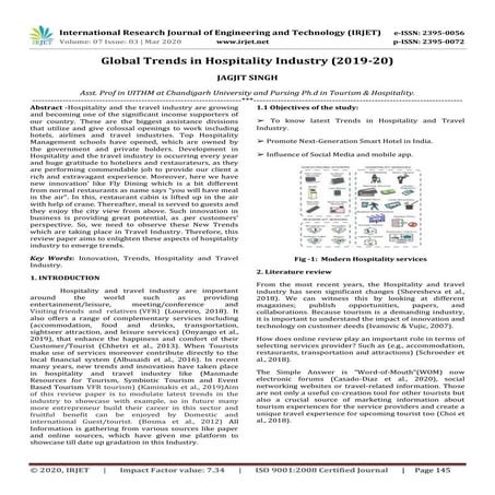 Artificial Intelligence (AI) In The Hospitality Industry A Review ...