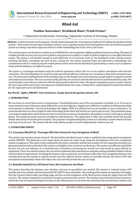 IRJET- Review on Portable Camera based Assistive Text and Label Reading ...