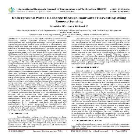Water resource engineering project list | PDF