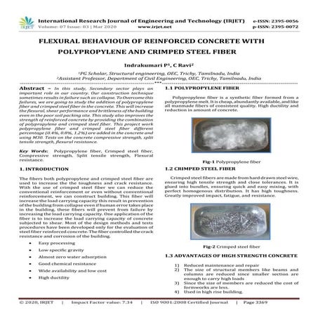 BEHAVIOR OF HIGH STRENGTH FIBER REINFORCED CONCRETE UNDER SHEAR | PDF