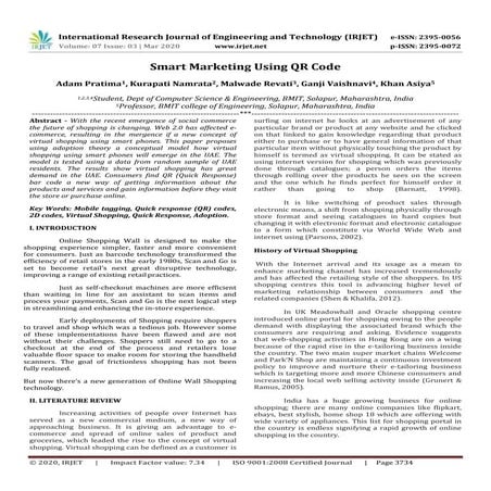 IRJET -  	  Smart Marketing using QR Code