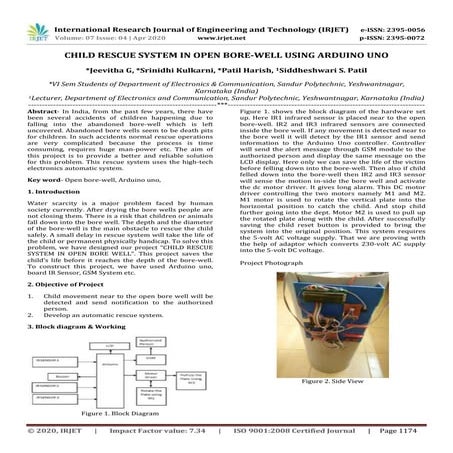 IRJET - Child Rescue System in Open Bore-Well using Arduino Uno | PDF