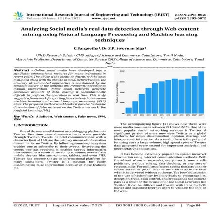 Analyzing Social media’s real data detection through Web content mining using...
