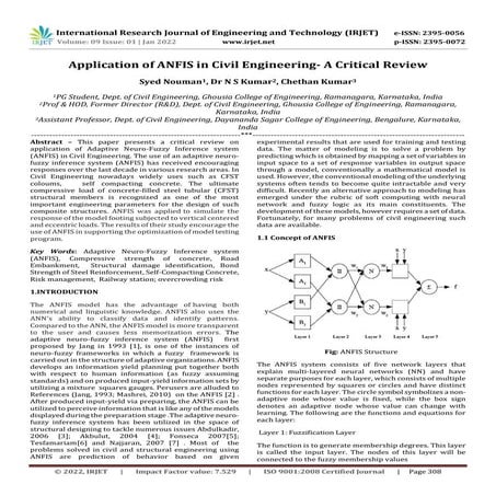 Application of ANFIS in Civil Engineering- A Critical Review