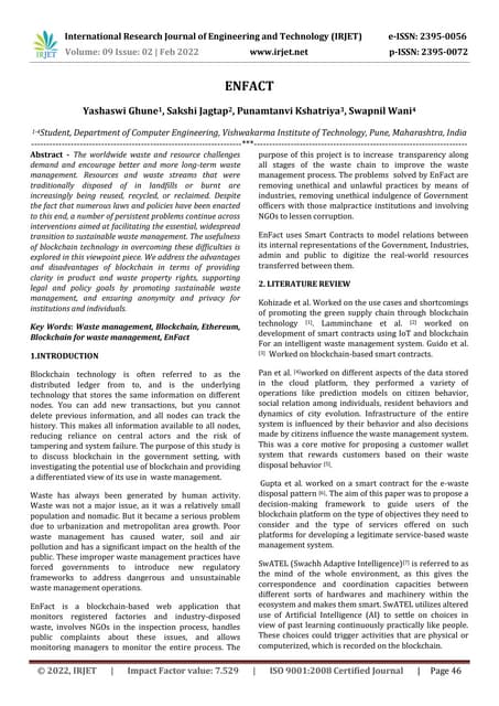 SMART WASTE MANAGEMENT SYSTEM | PDF